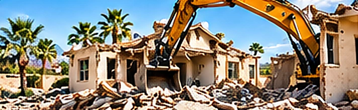 Illustration of demolition
