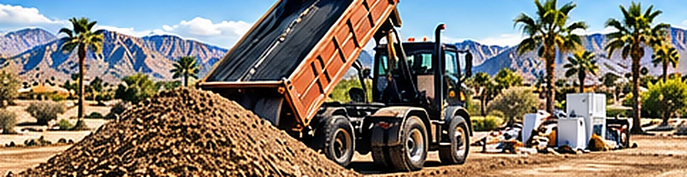 Illustration of dirt hauling